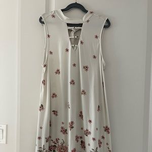 No Boundaries Ivory Floral Dress
